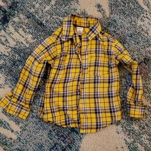 2t plaid button down